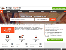 Tablet Screenshot of europa-stapler.de